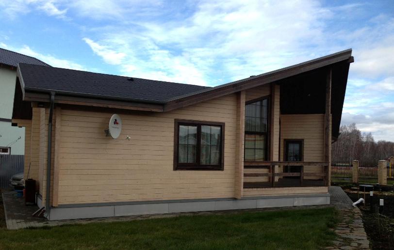 дом из клееного бруса