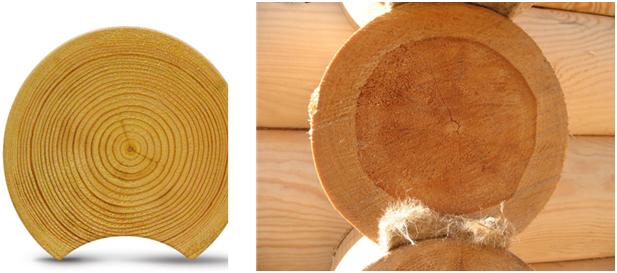 Оцилиндрованное бревно