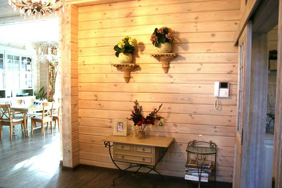 деревянный интерьер