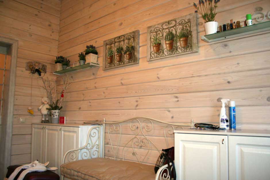 деревянный интерьер