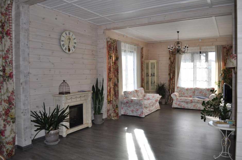 деревянный интерьер