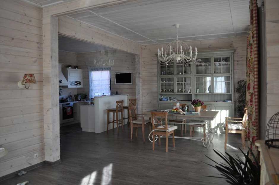 деревянный интерьер