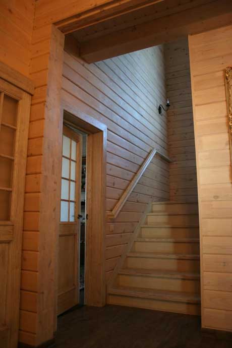 деревянный интерьер